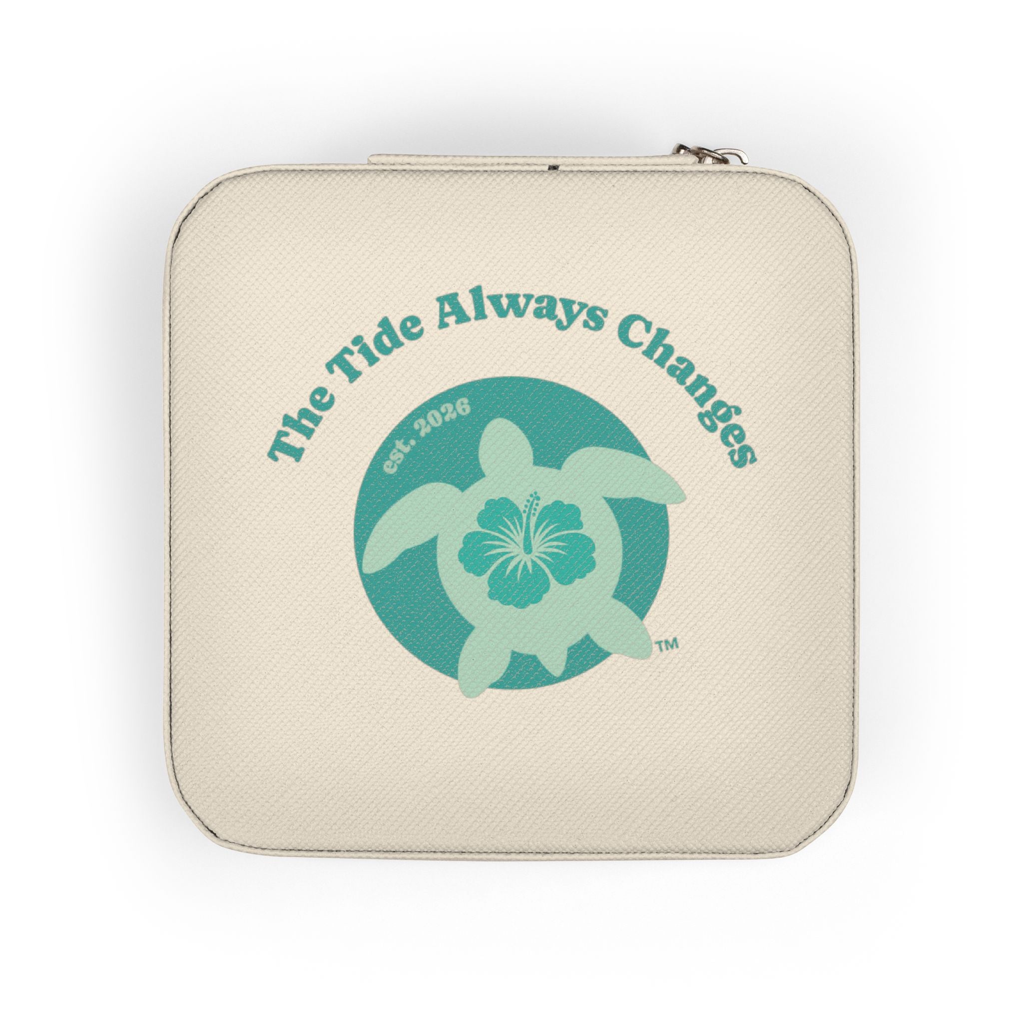 "The Tide Always Changes" Jewelry Travel Case