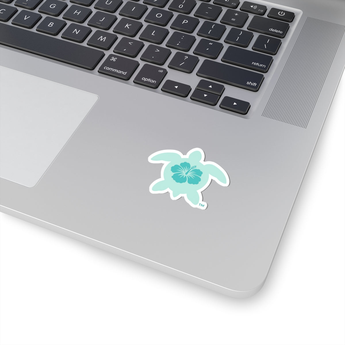 Sea Turtle Hibiscus Sticker