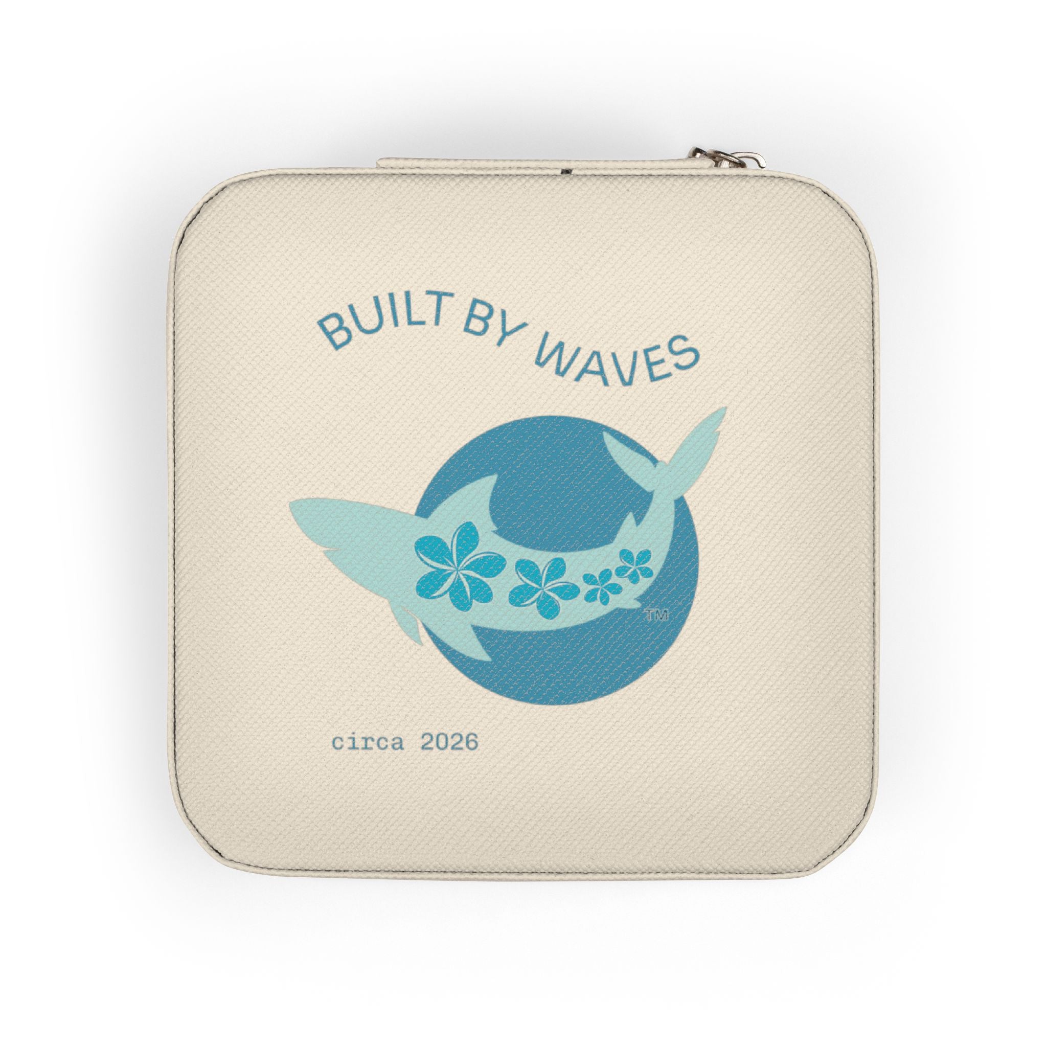 "Built By Waves" Jewelry Travel Case